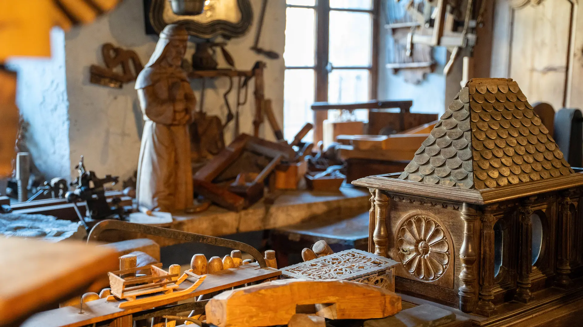 Objets dans l'atelier