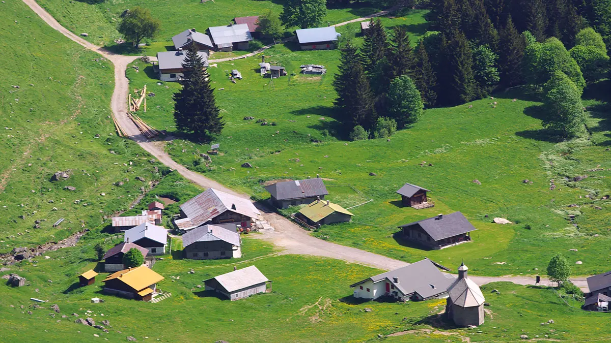 Graydon vu depuis le Col Ratti