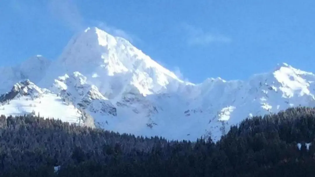 vue du gîte:le mont de grange