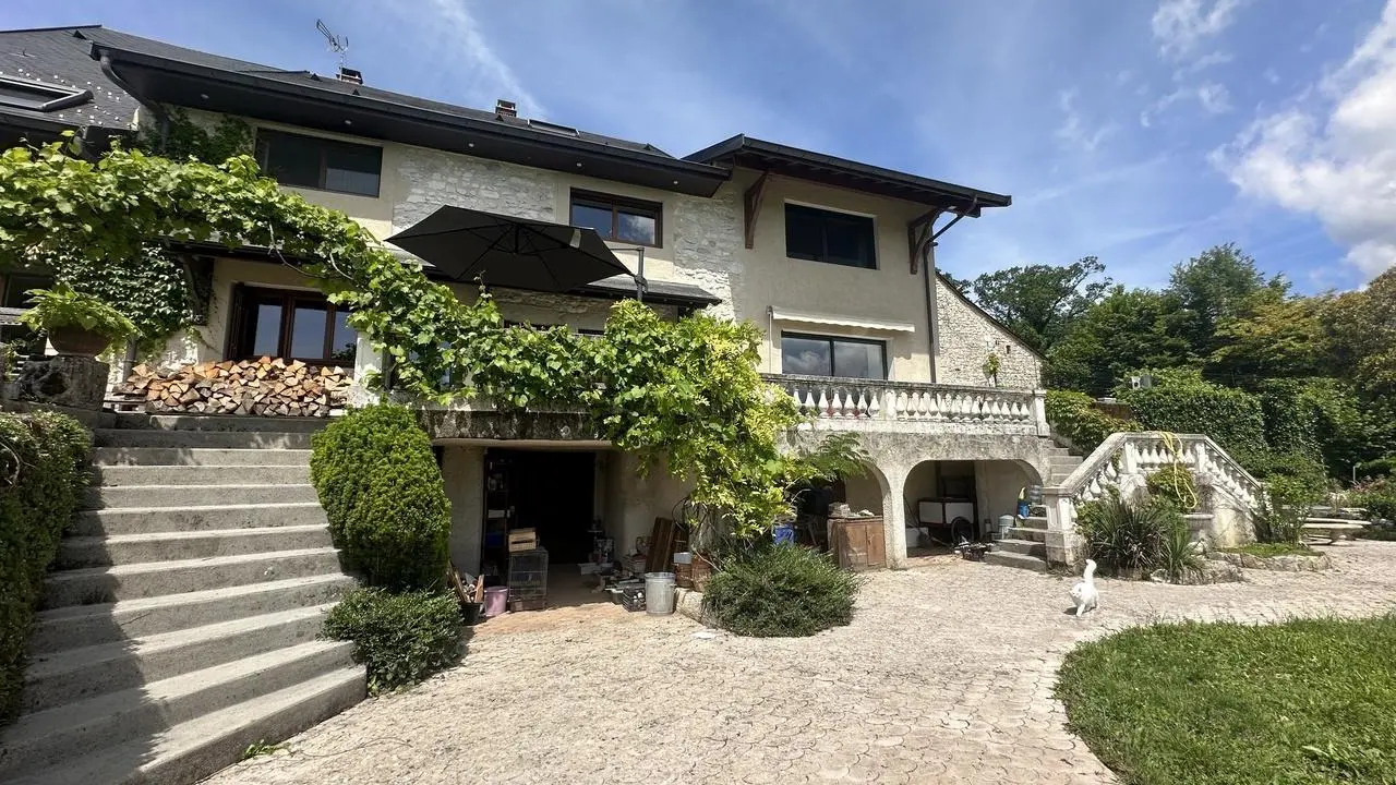 vue de la maison.