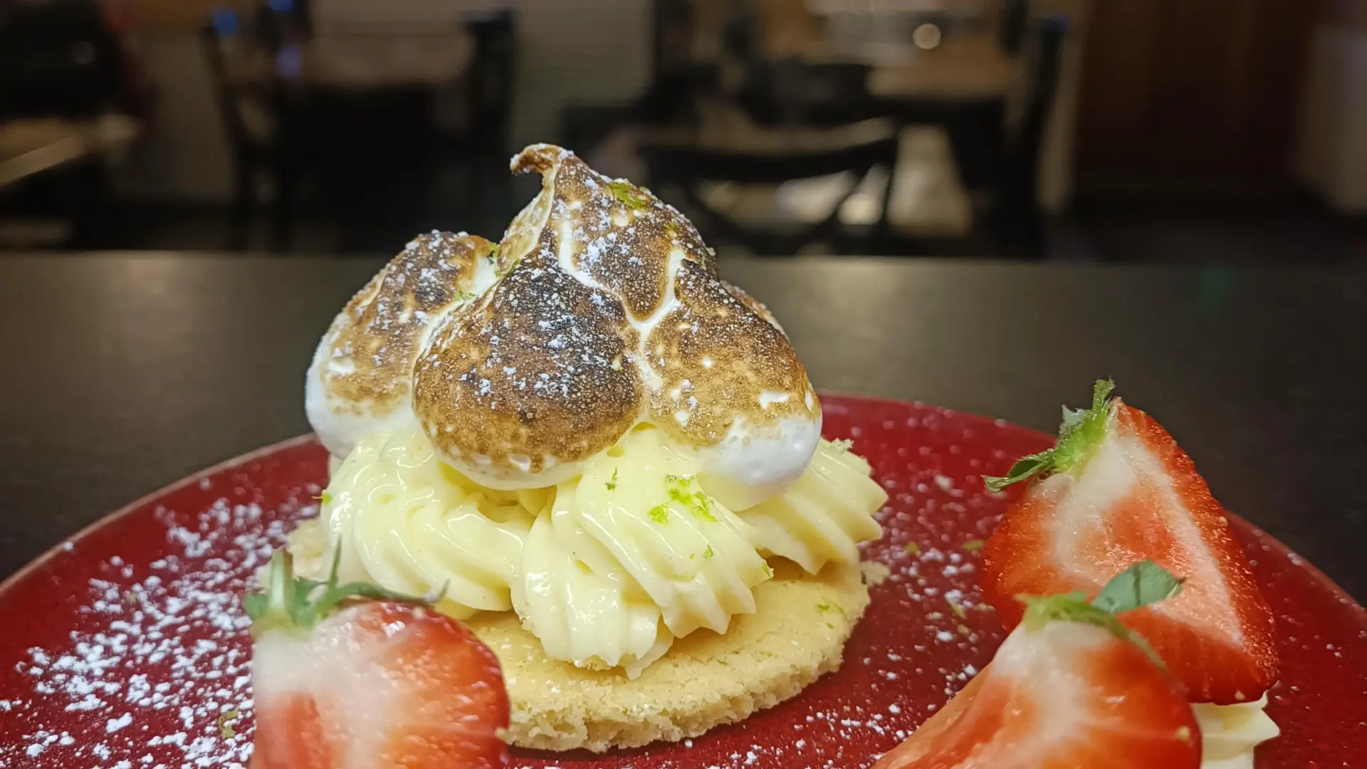 dessert sablé chantilly fraises