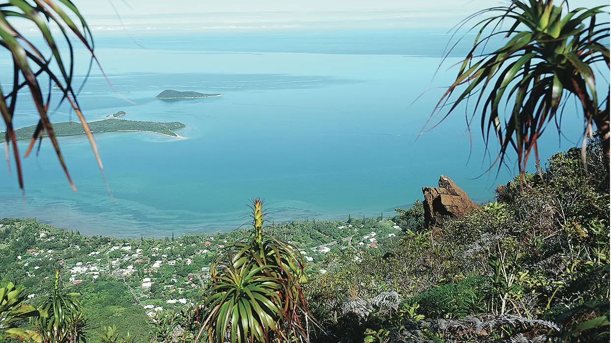 Vue vers le lagon Sud
