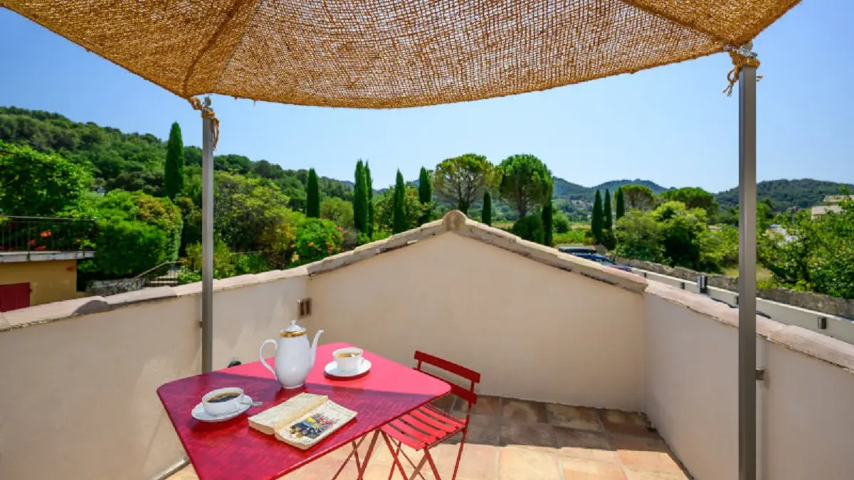 Terrasse de la chambre 1