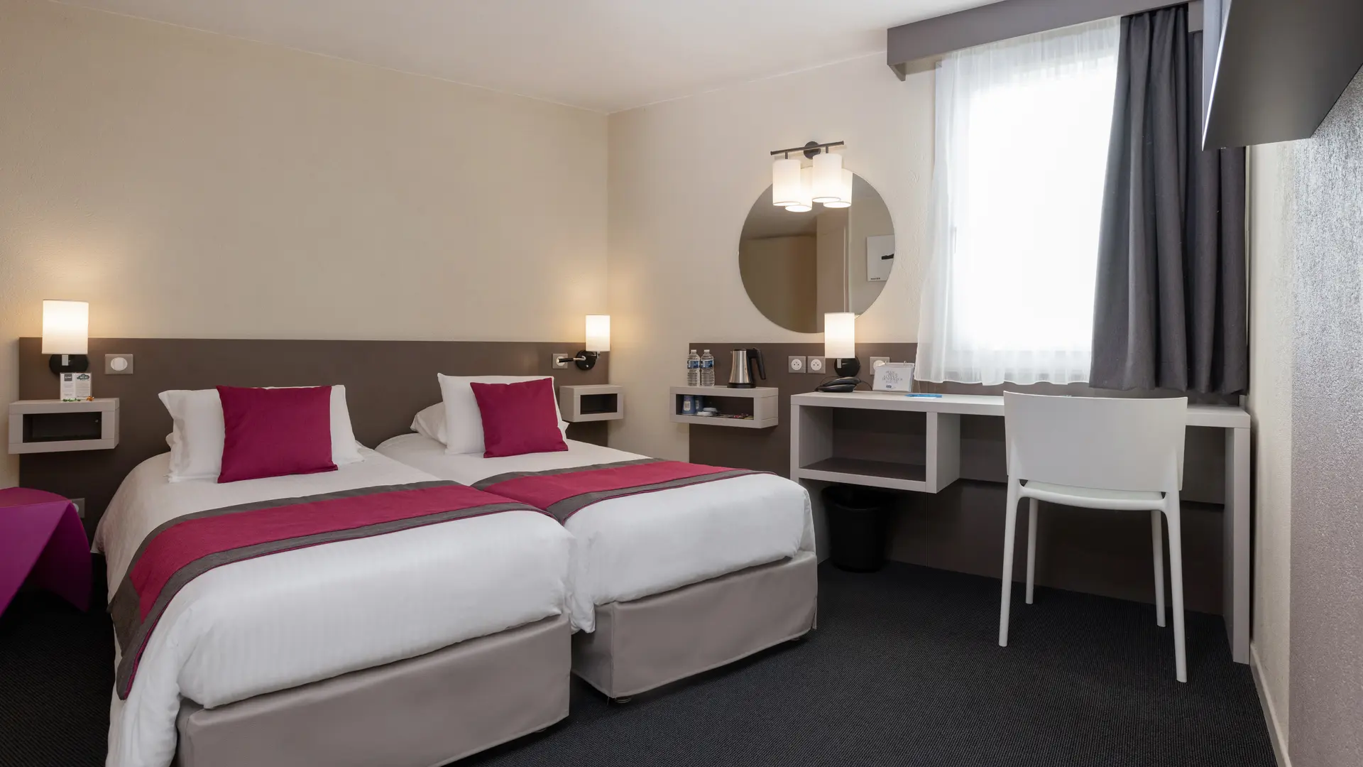 Chambre twinable