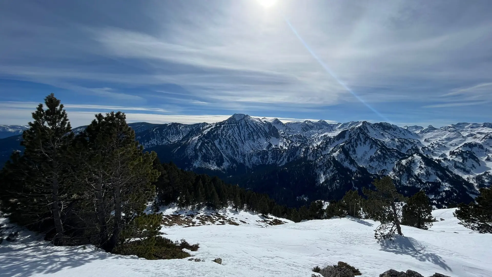 vue sur les sommets