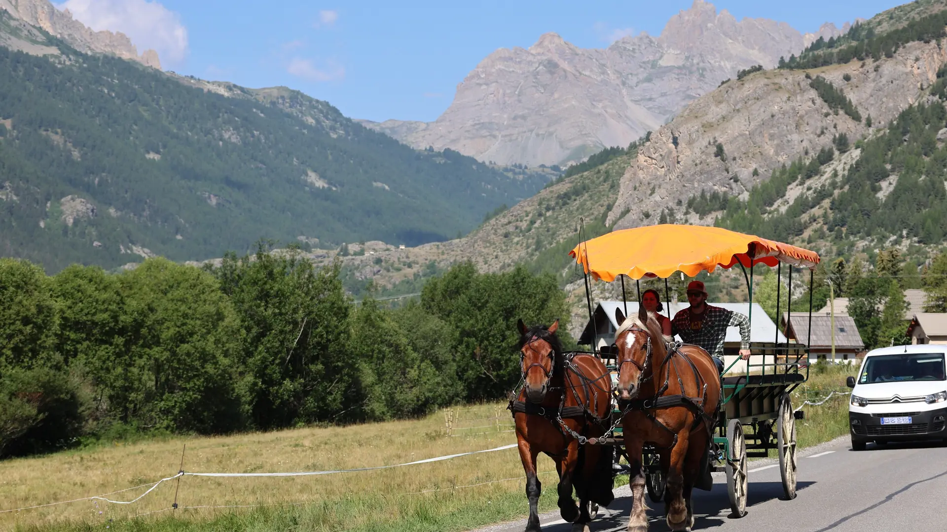 Balade en calèche dans la vallée de la CLarée
