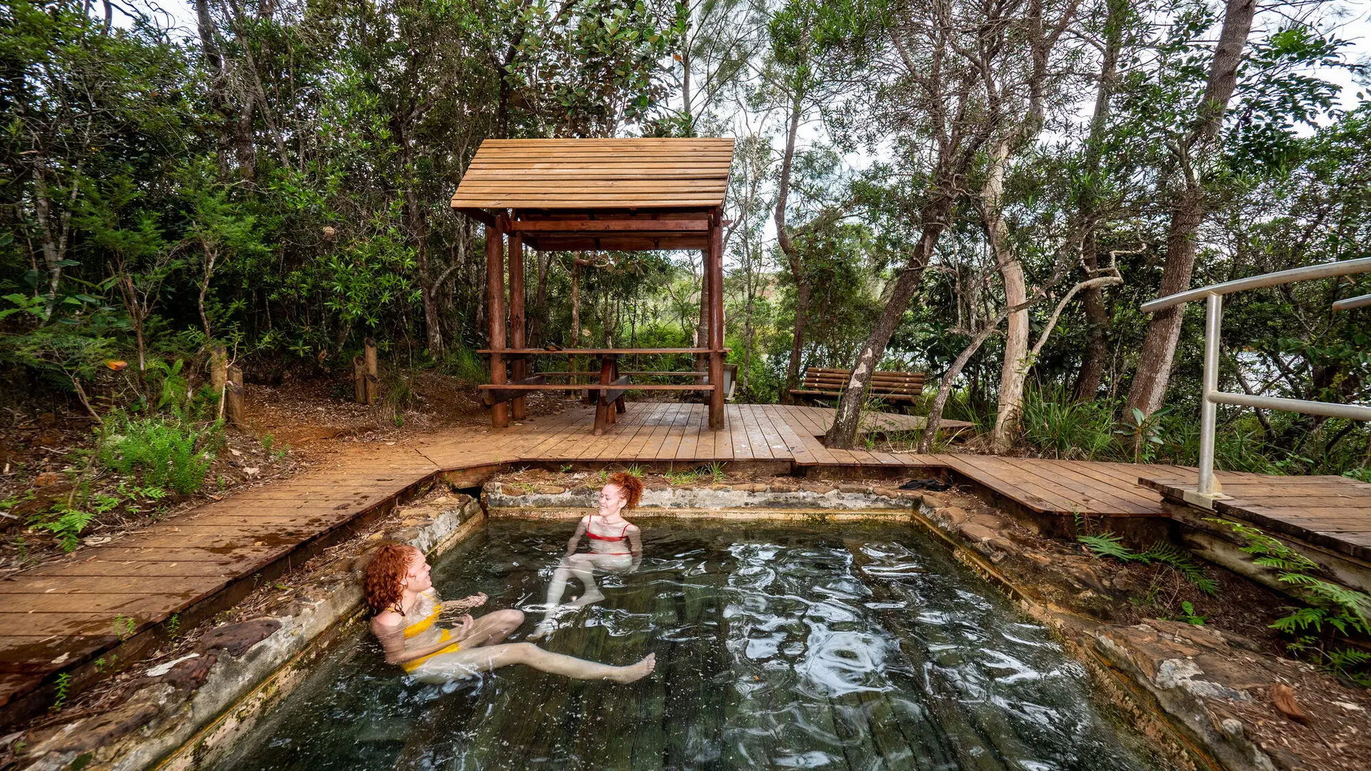 The Prony Hot Springs in the Deep South of New Caledonia