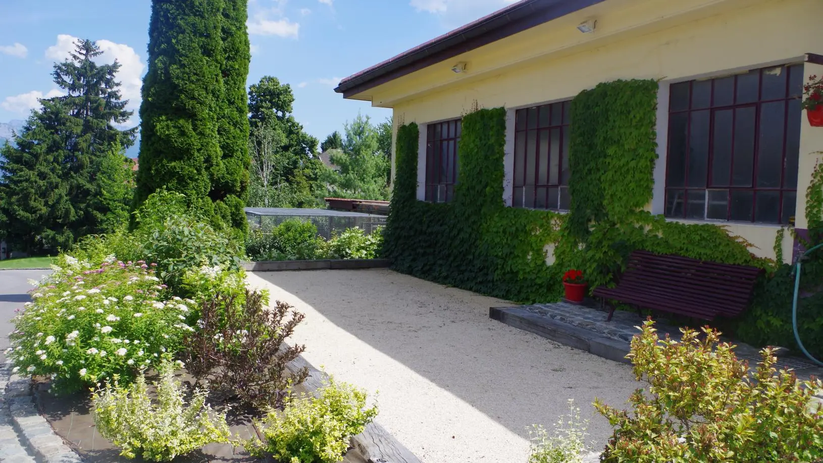 Terrain de pétanque...