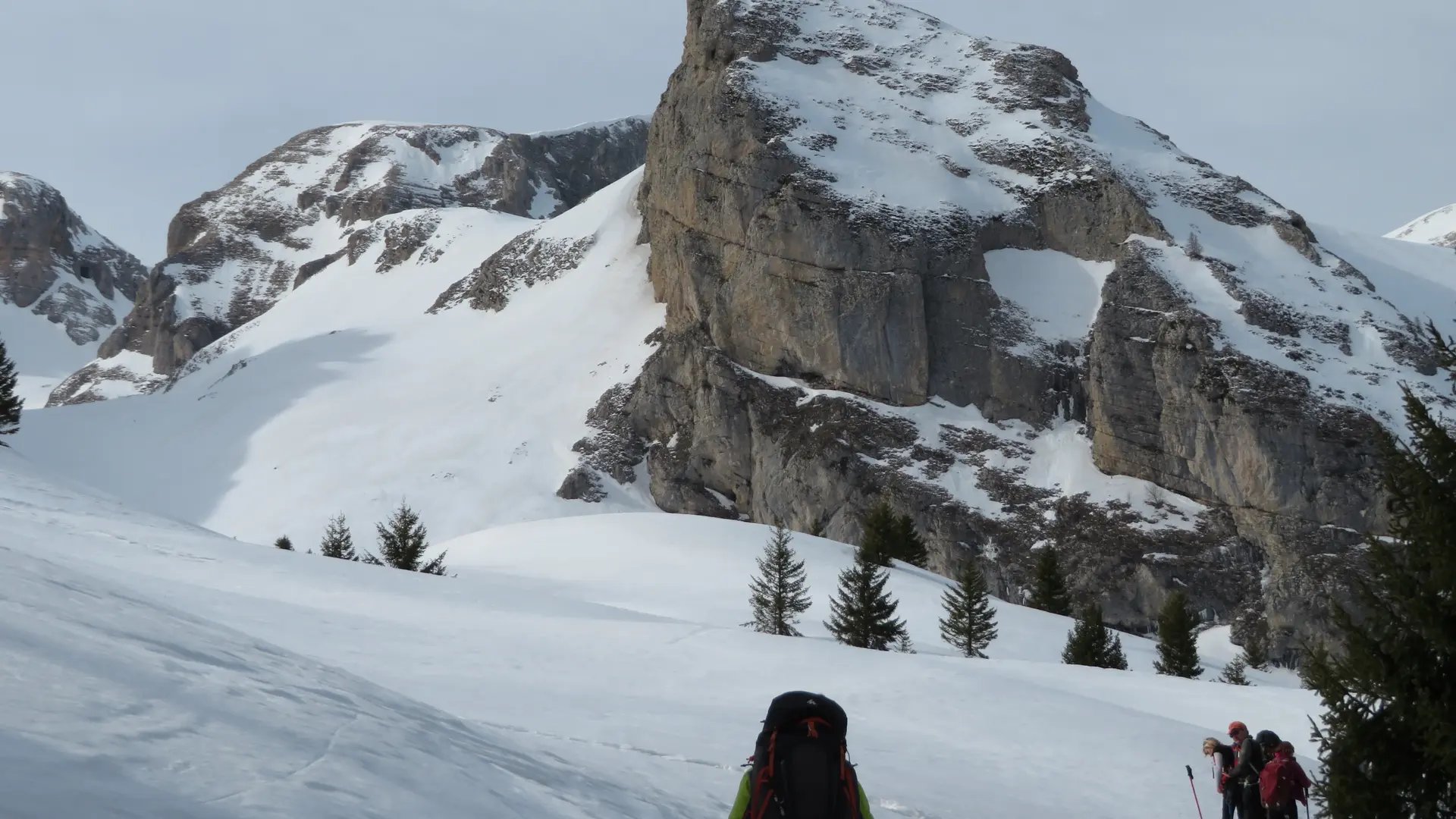 Sortie raquettes avec Michel Manini, Dévoluy, Hautes-Alpes