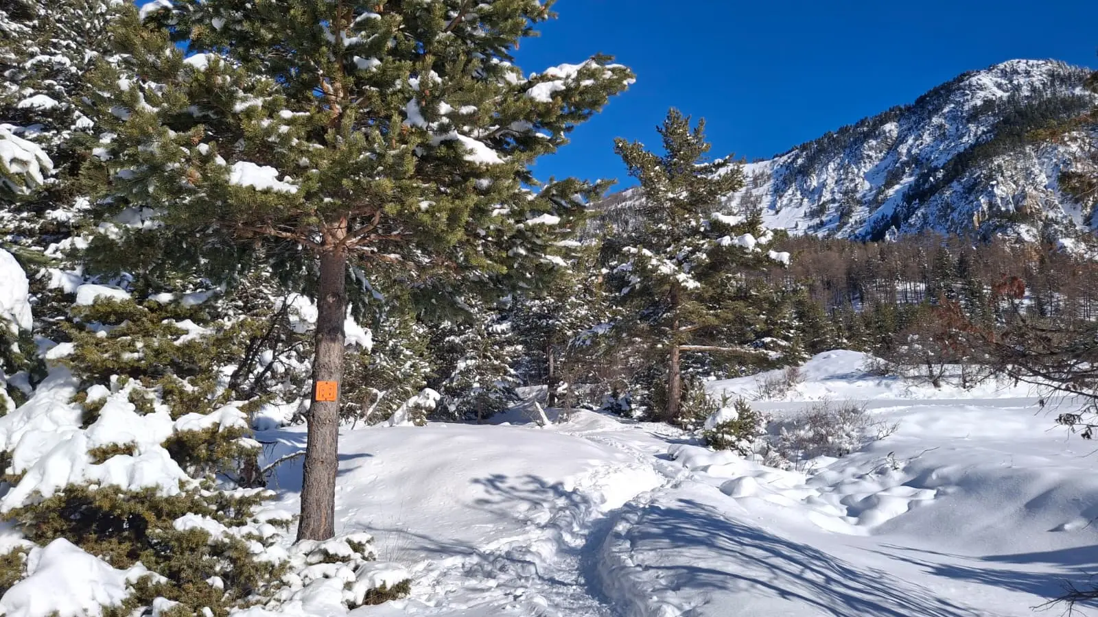 Poursuite de l'itinéraire