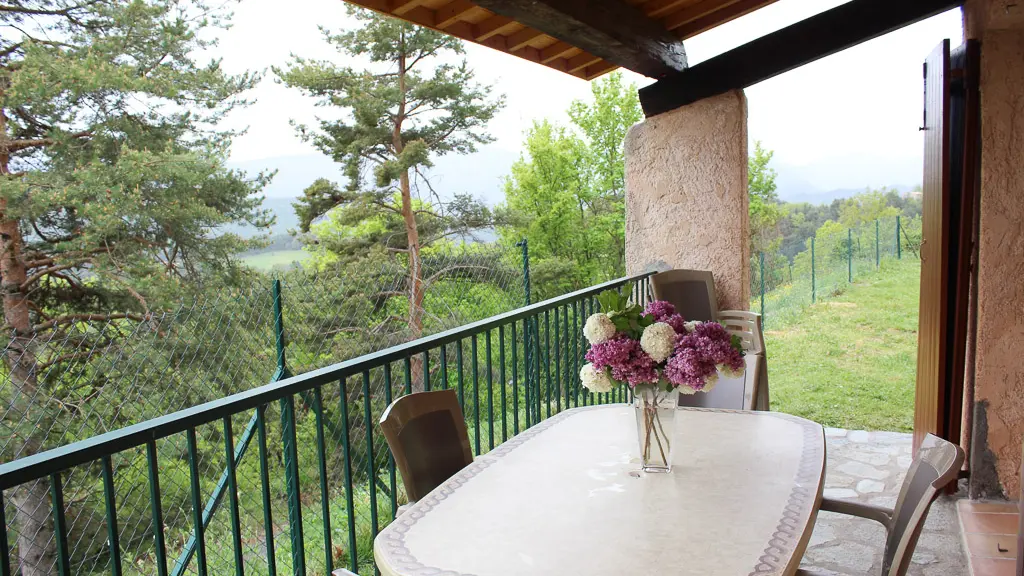 Terrasse du gîte