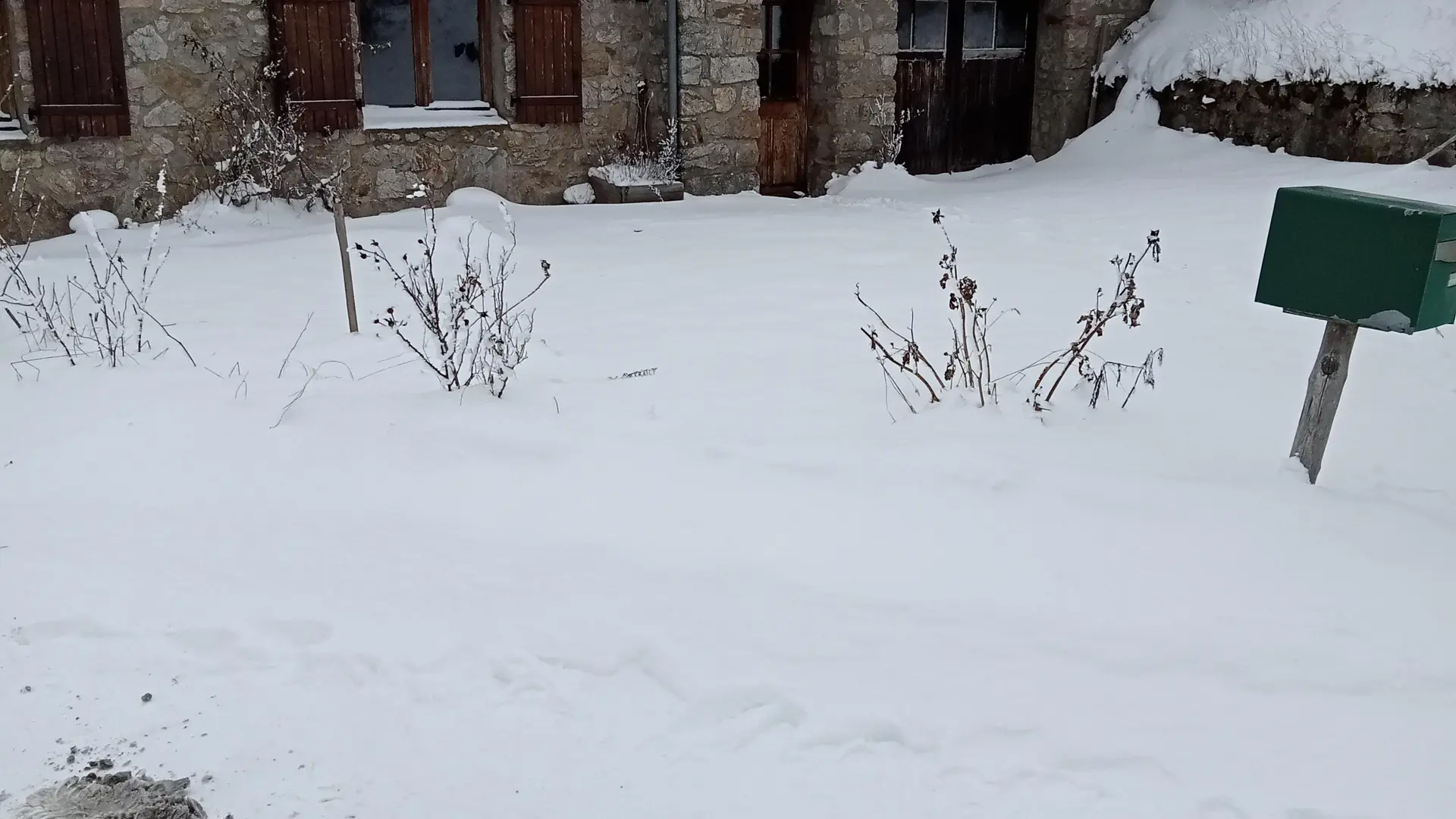 Façade neige