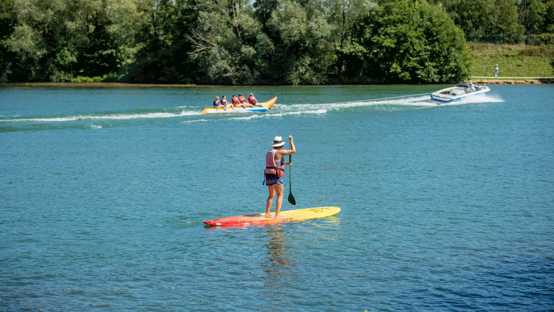 Banane et paddle