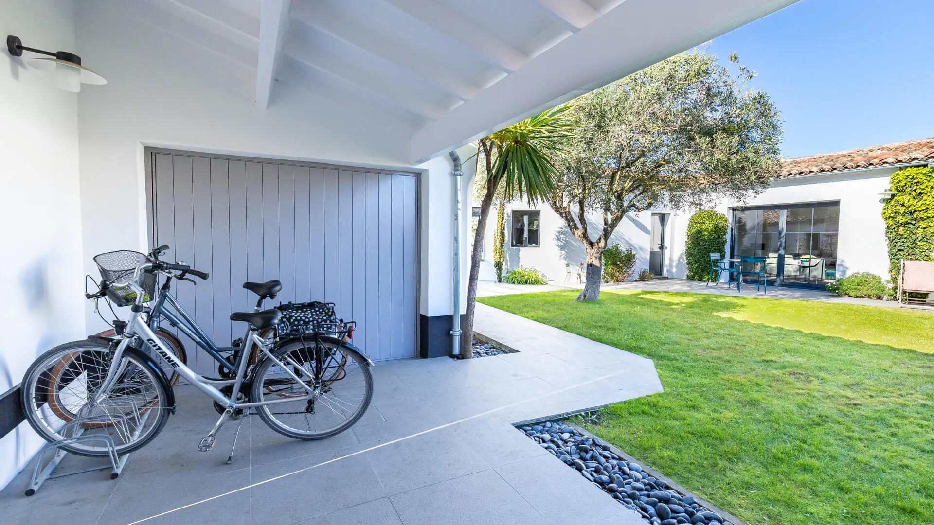 Espace de rangement pour vélos