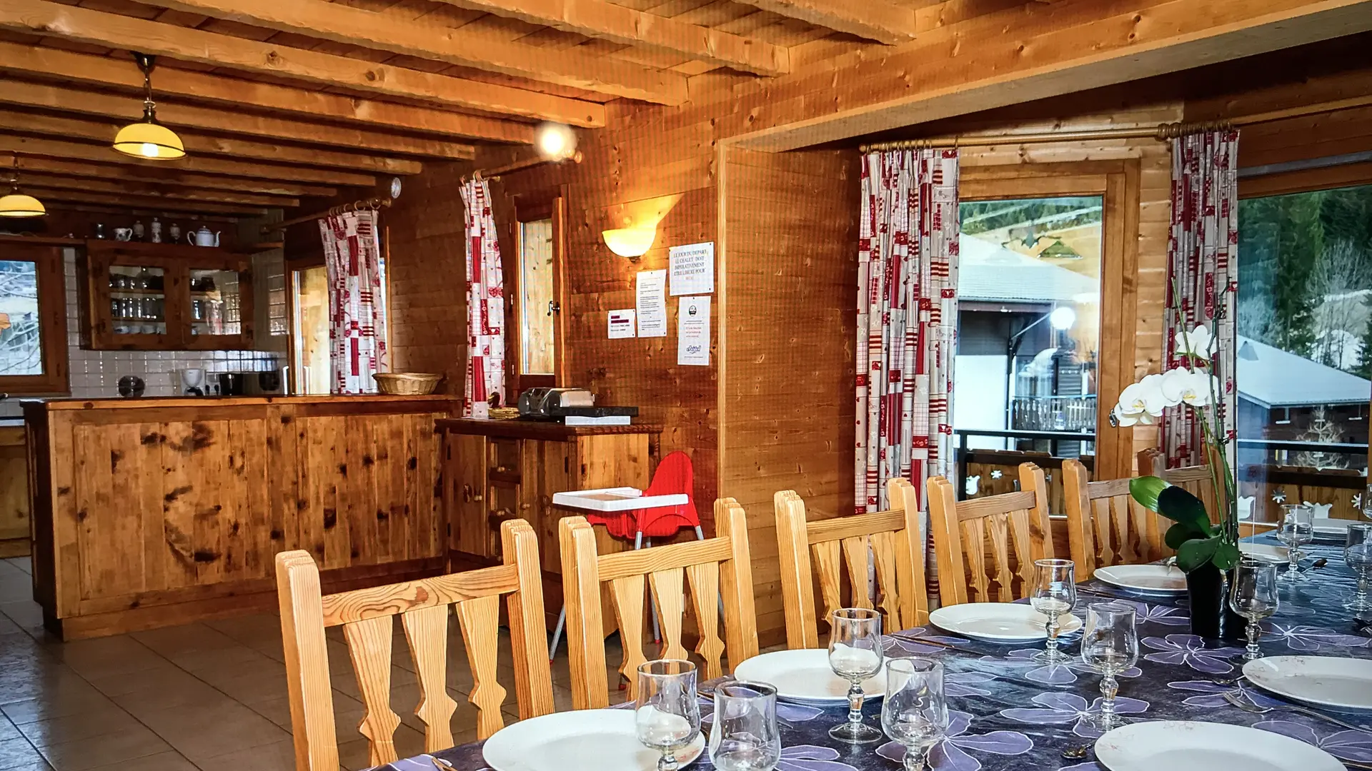 Séjour et cuisine