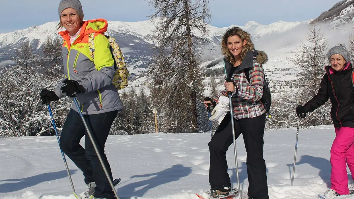 Raquettes avec Maïté