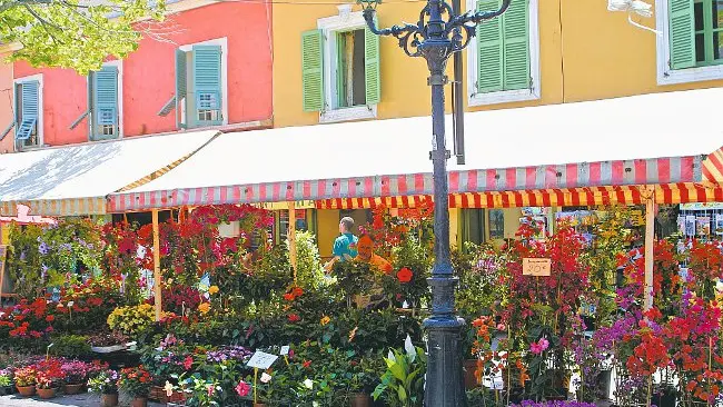 Marché aux fleurs, cours Saleya, visite guidée NICE