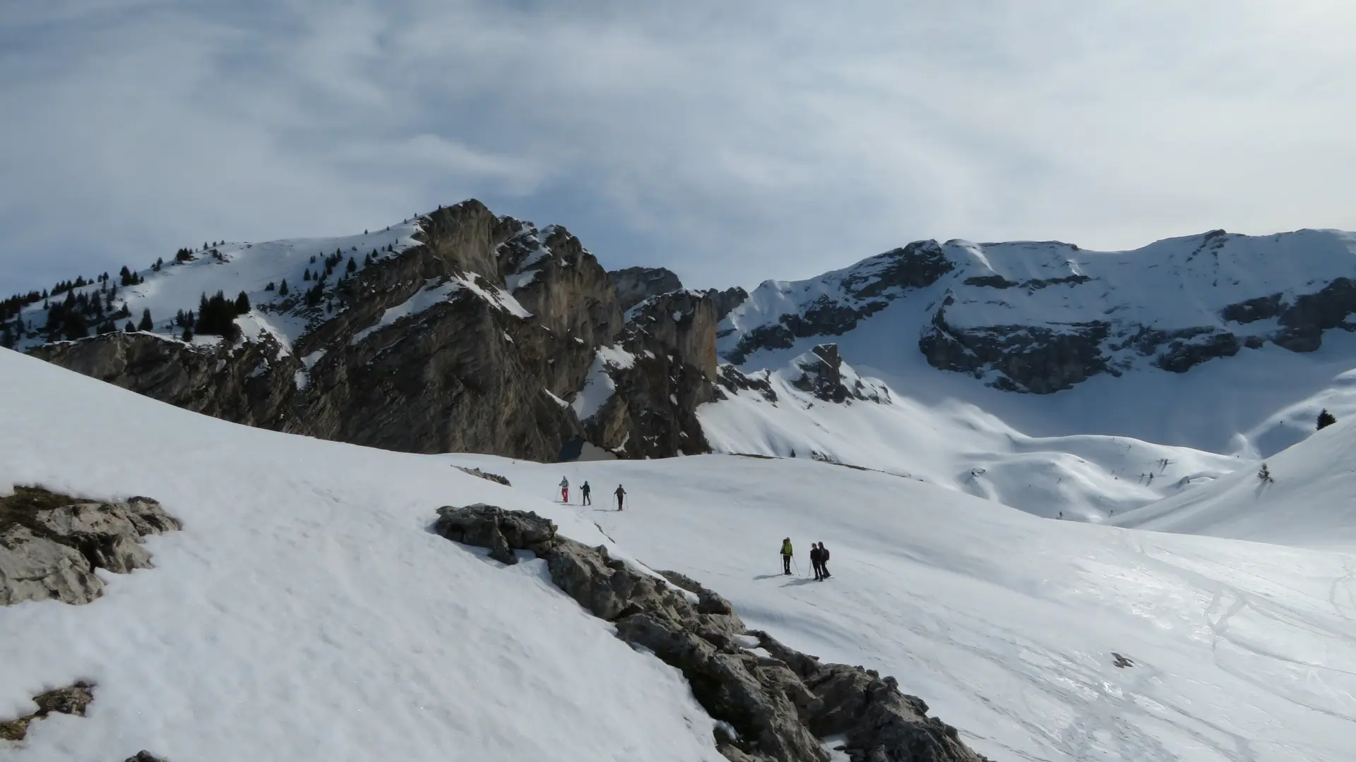 Sortie raquettes avec Michel Manini, Dévoluy, Hautes-Alpes