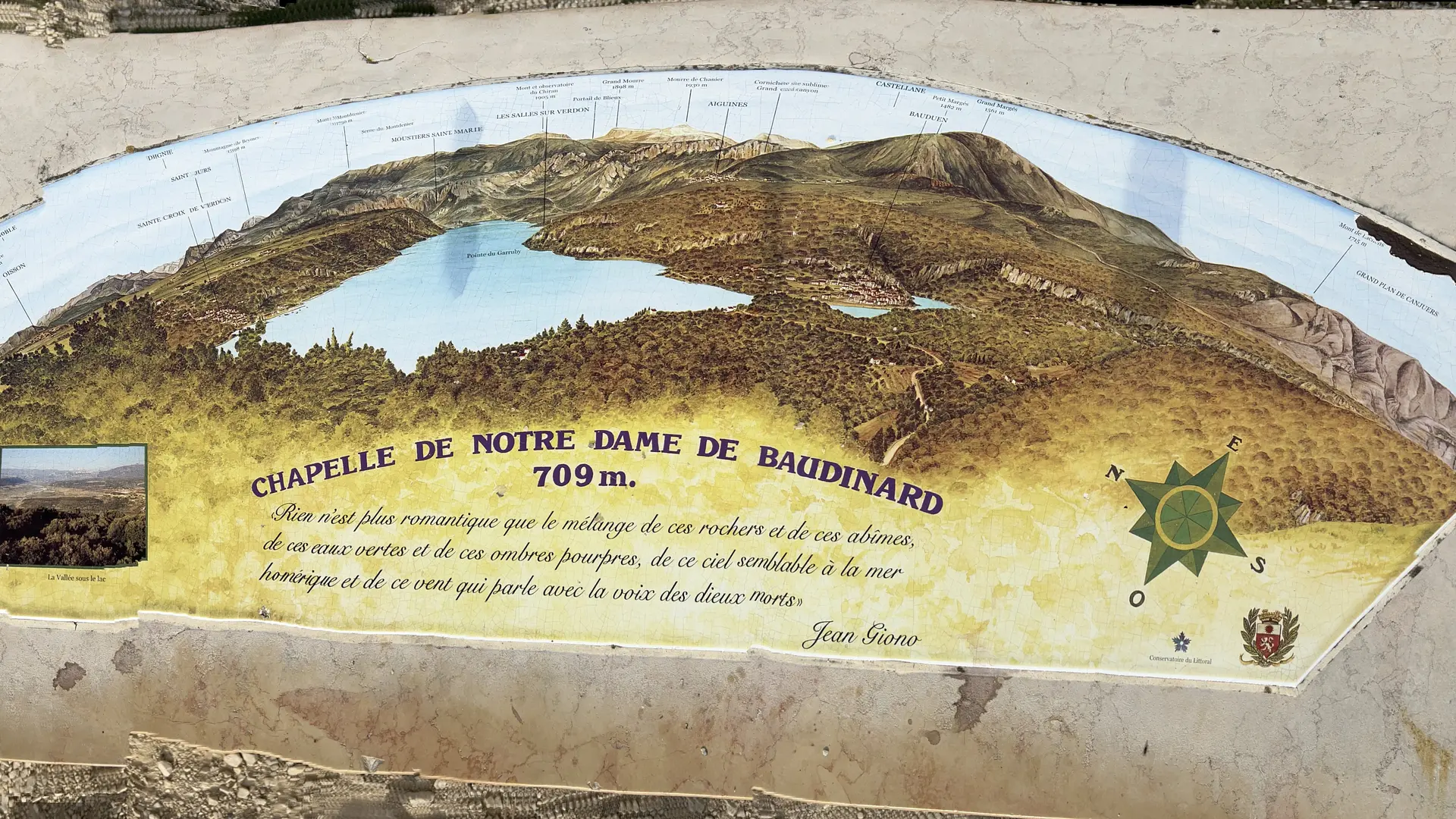 Table d'orientation : Détails