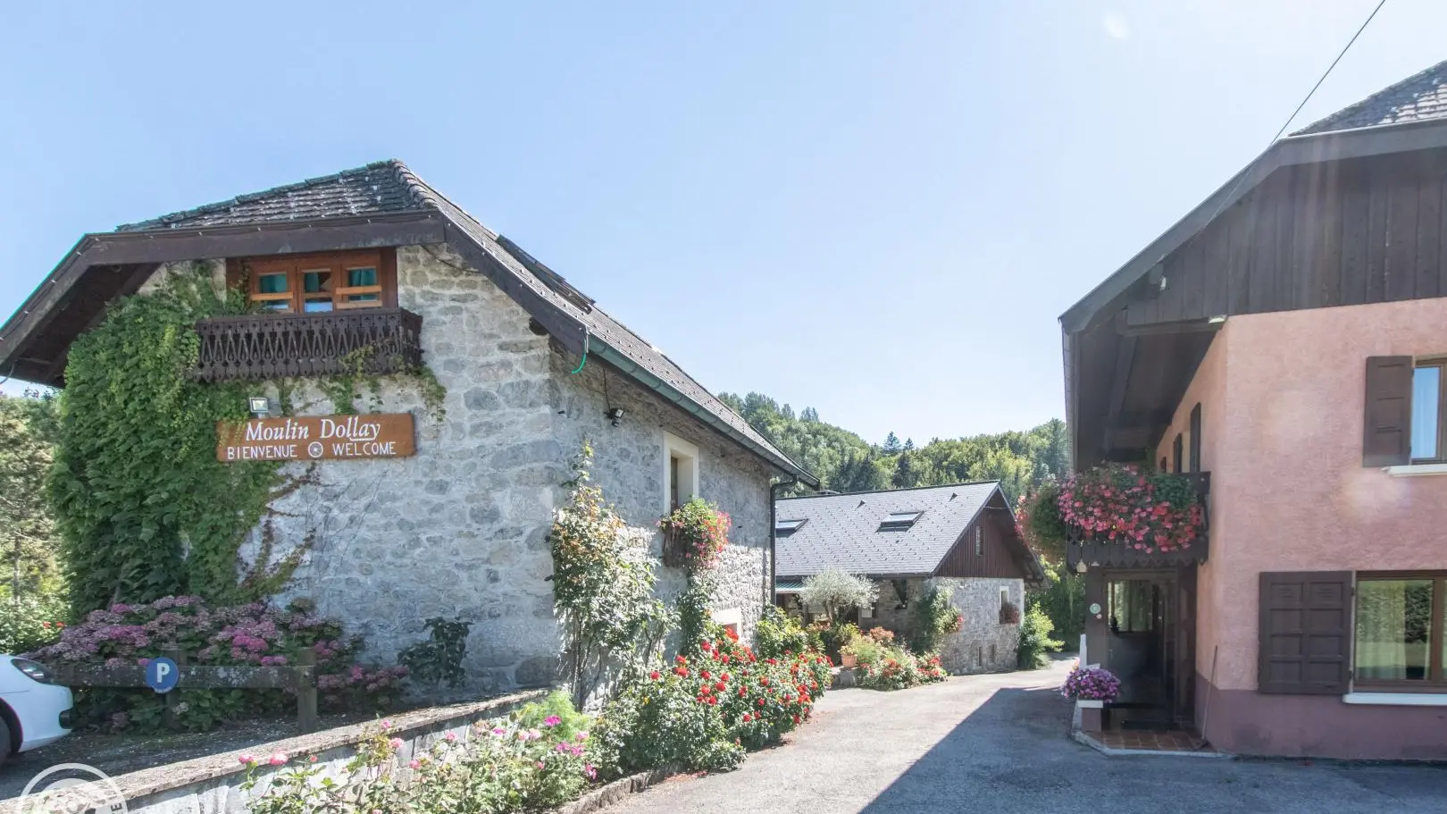Arrivée au Moulin Dollay