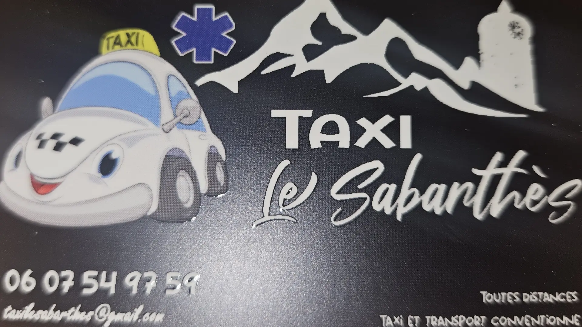 Business card Taxi le Sabarthès