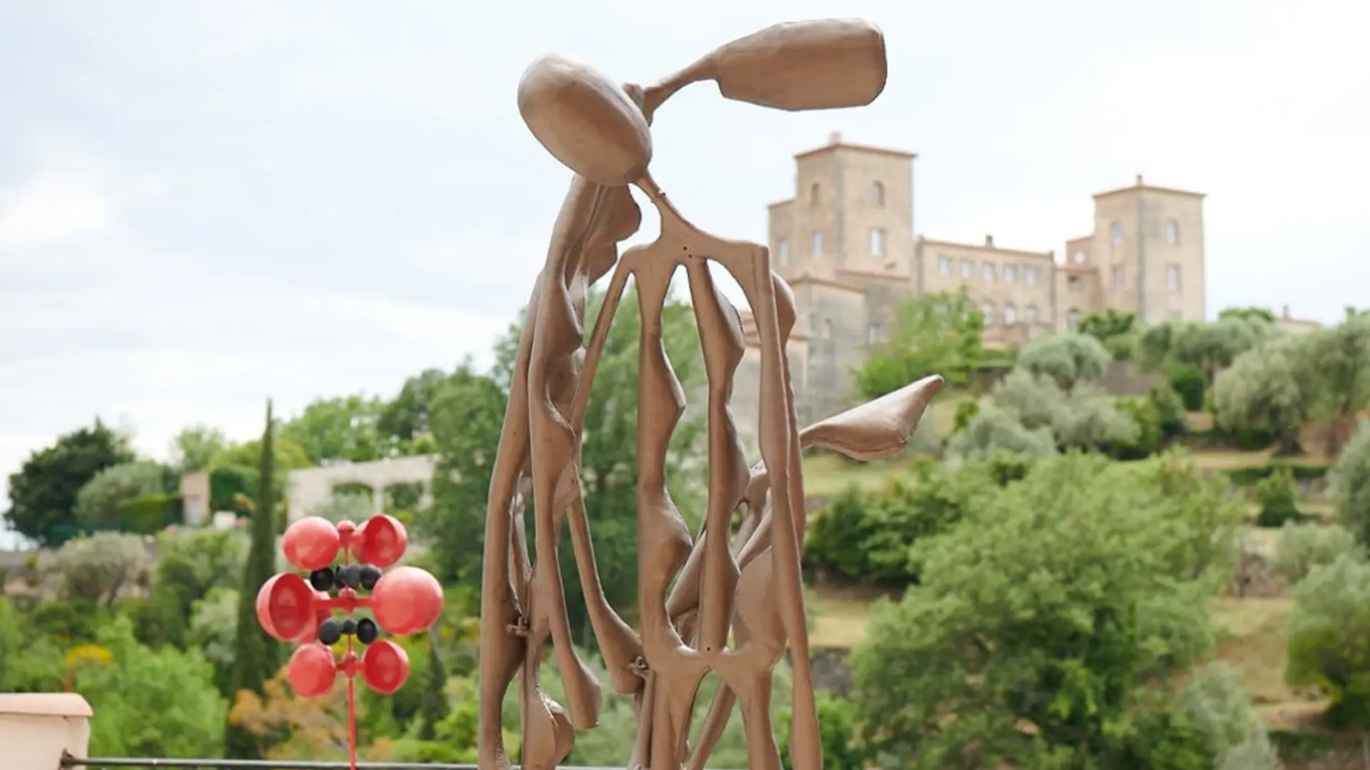 Sur la terrasse du Musée