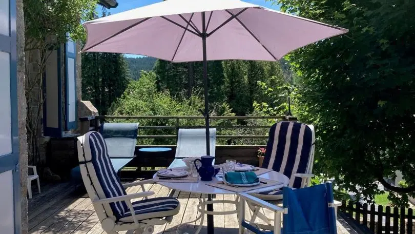 Terrasse à l'ouest