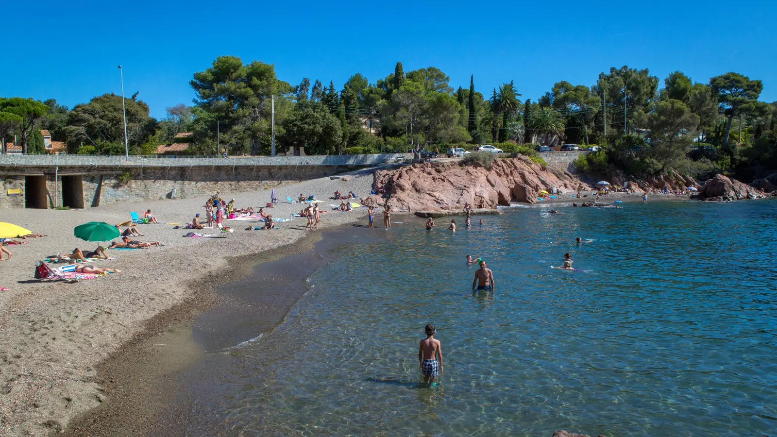 Plage de Boulouris