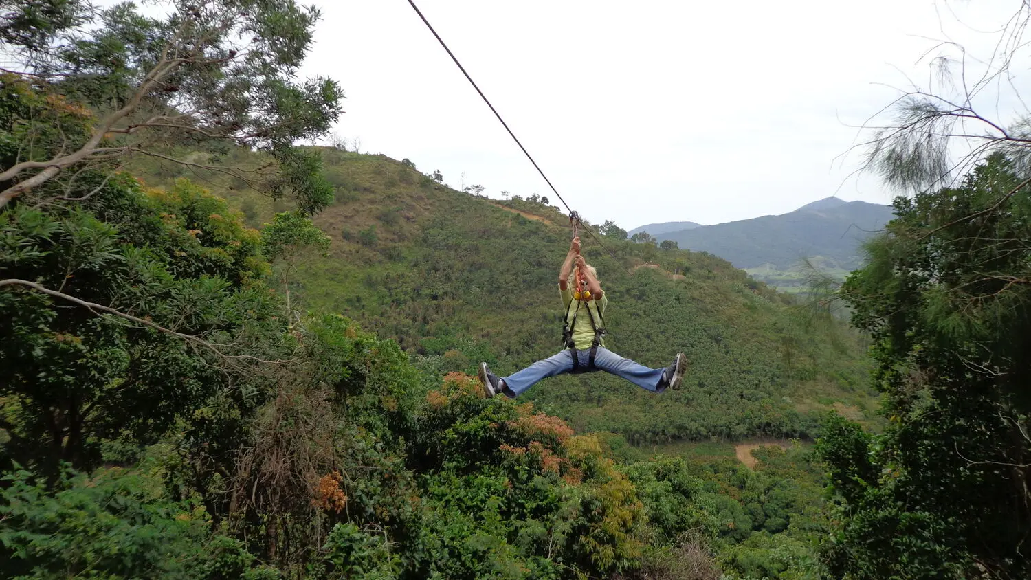 Tyrolienne - La Belle Verte Canopy Tours