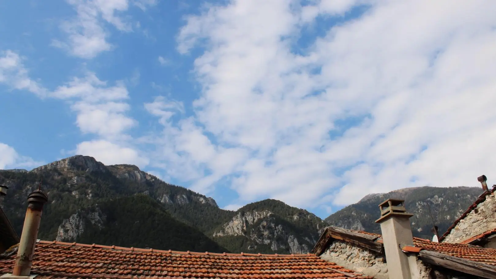 Le Gîte du Four-Vue de la terrasse-Saint-Martin-Vésubie-Gîtes de France des Alpes-Maritimes