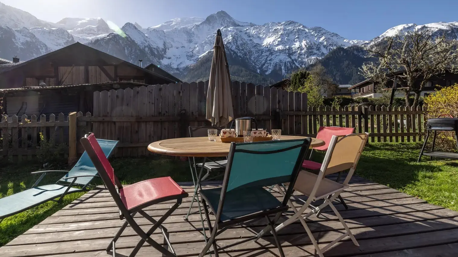 La vue depuis la terrasse