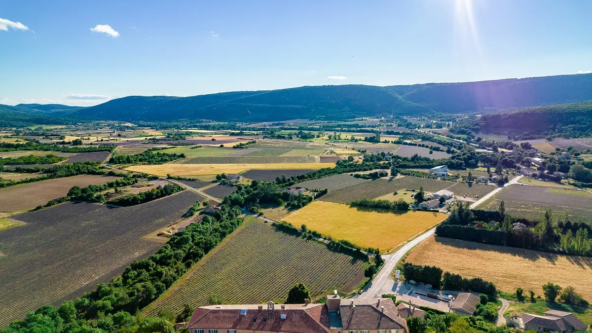 vue plaine de Sault