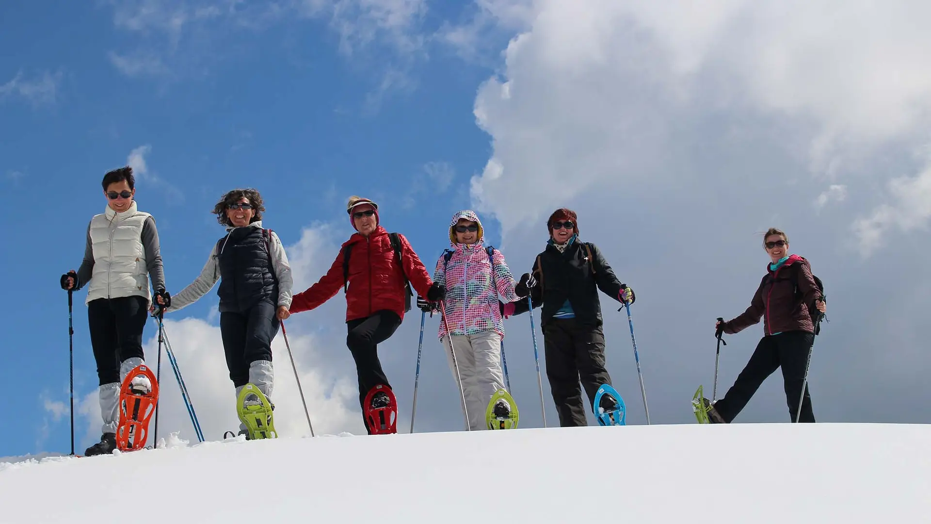 Raquettes avec Maïté