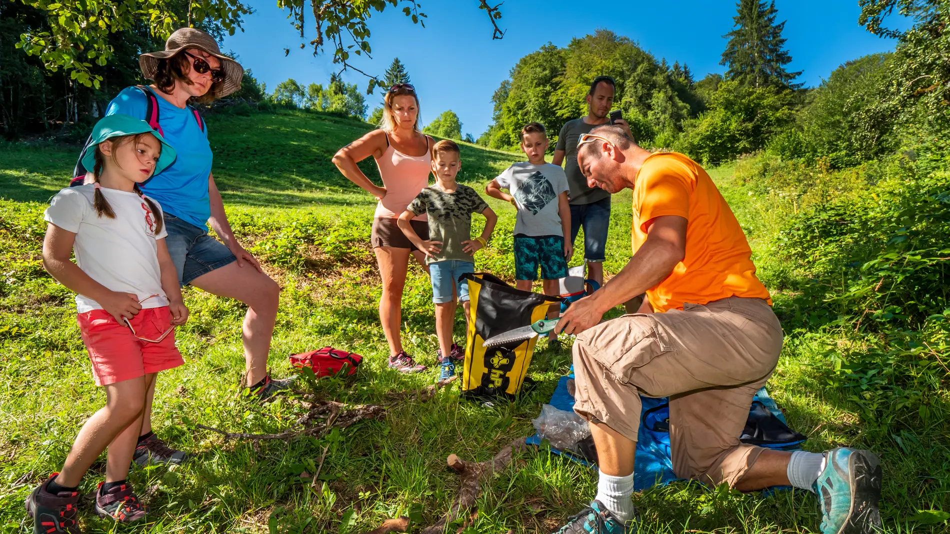 Atelier famille autour du survivalisme