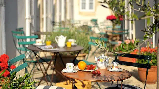 Terrasse de l'hôtel