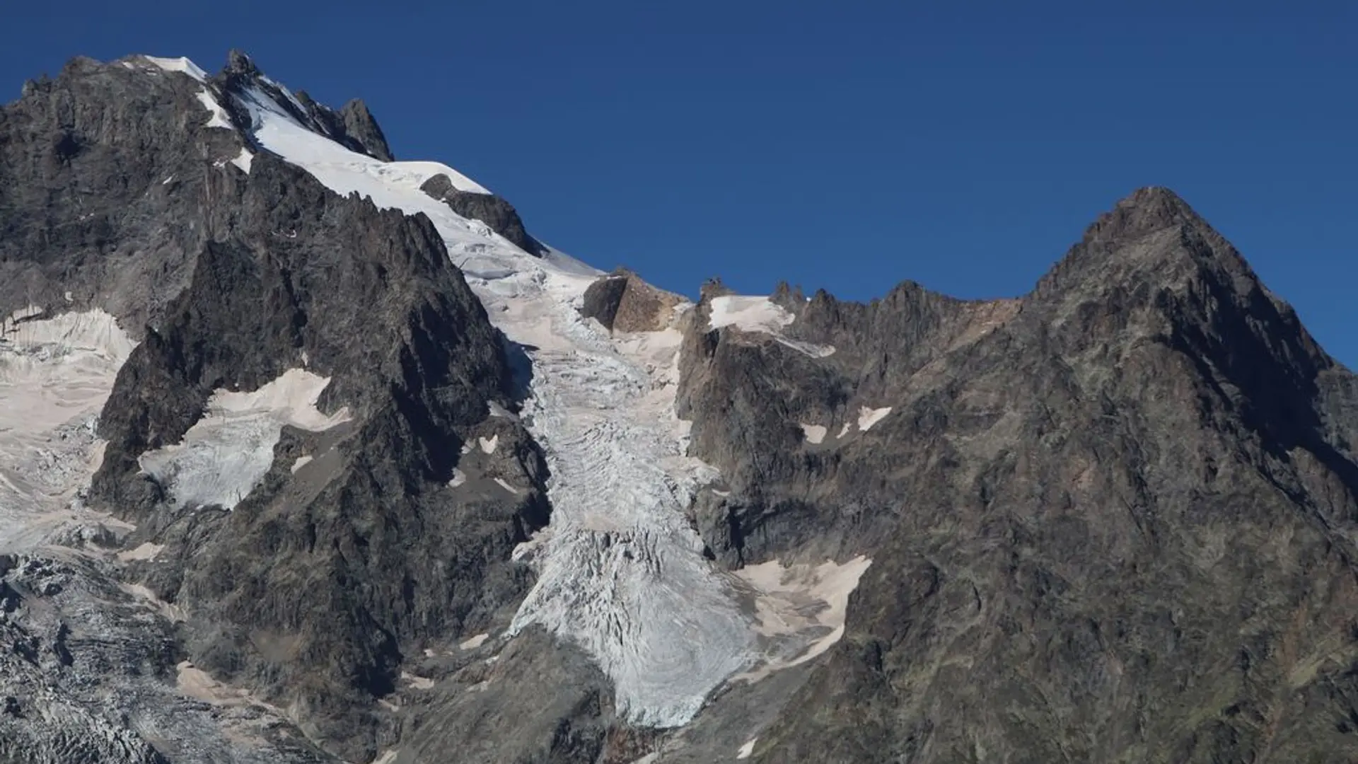 Glacier de l'Homme depuis le col de Laurichard