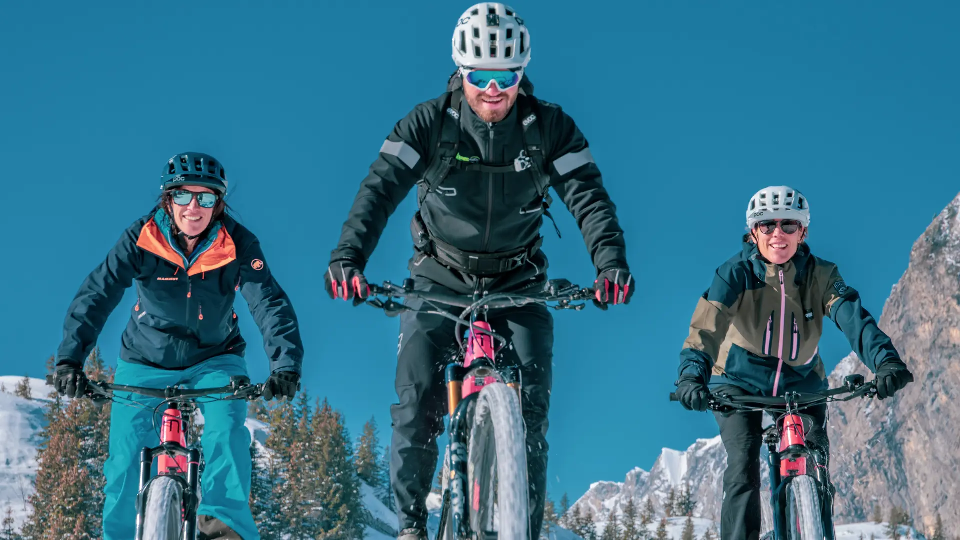 Randonnée VTT sur neige