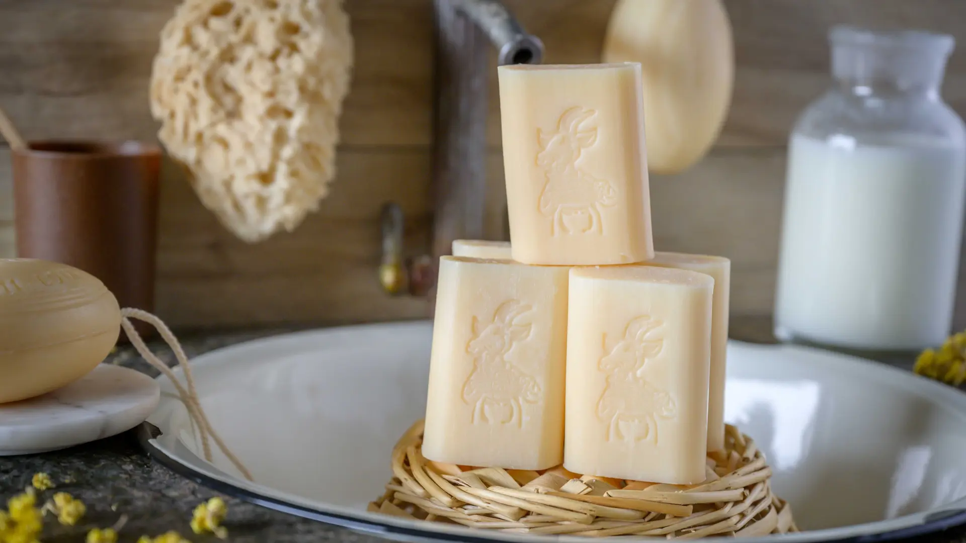 Savon au lait de chèvre