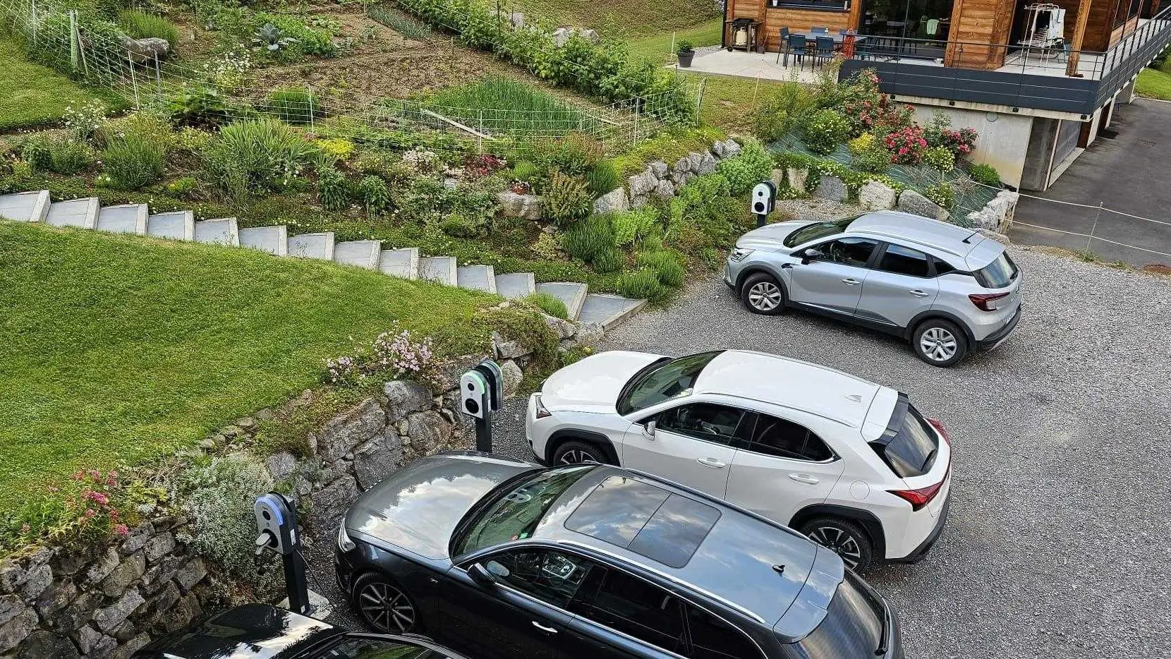 Bornes recharge véhicules électriques AC 22 kW jour