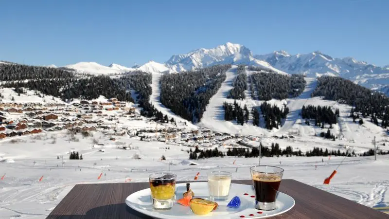 Une vue imprenable sur la Légette et le Mont Blanc