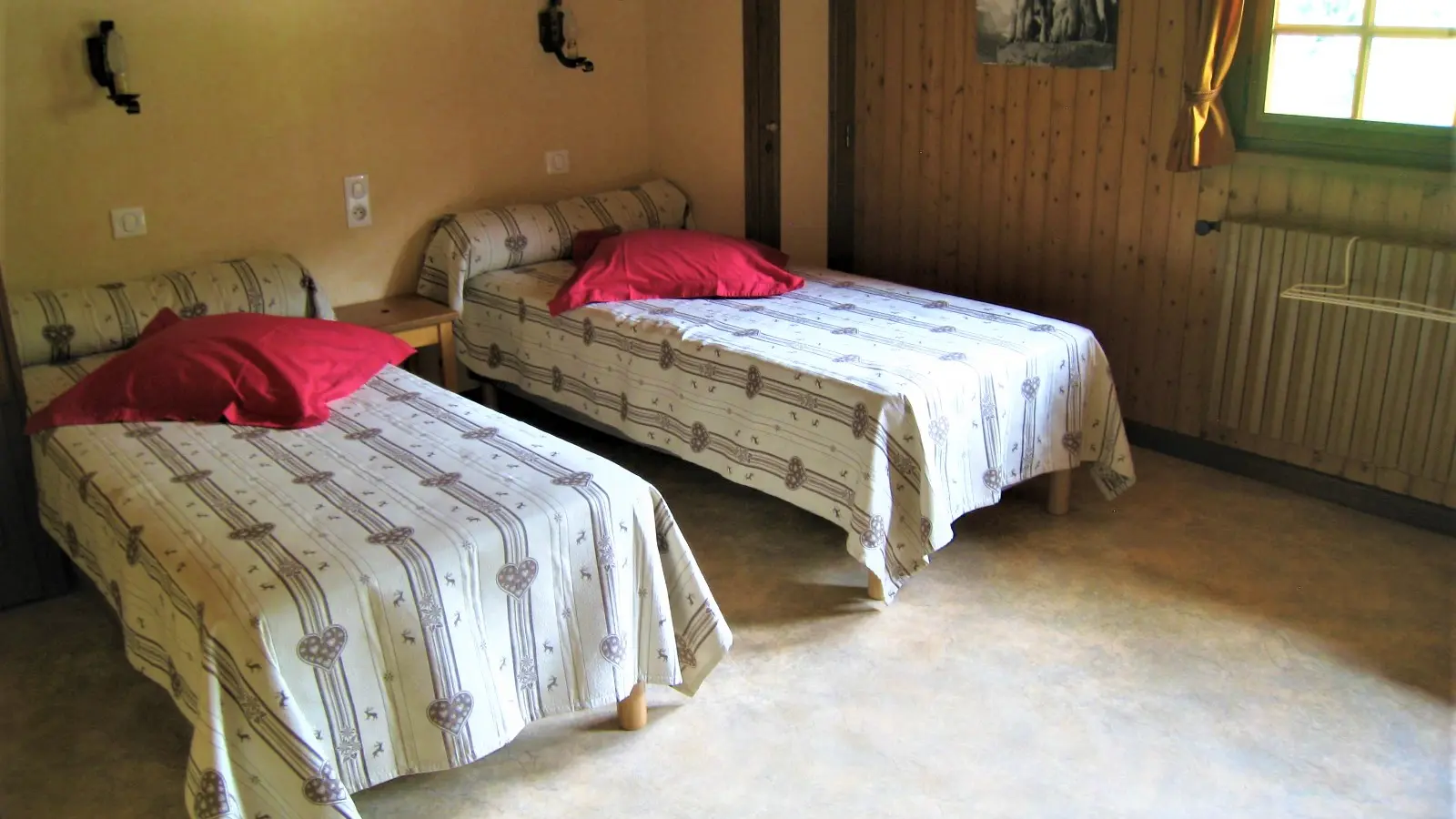 Chambre avec lits simples/Bedroom with single beds-Bris'orage-Le Grand-Bornand