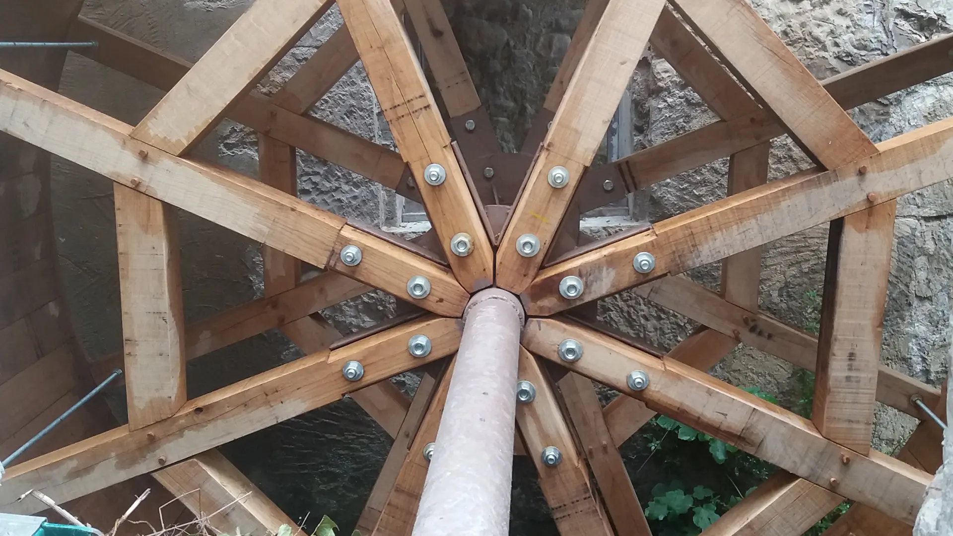 Roue à augets