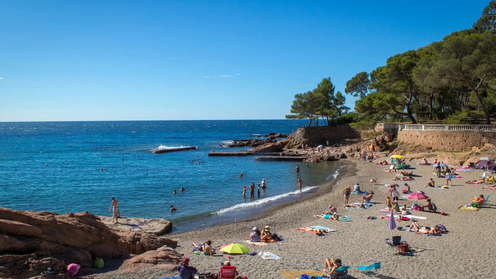 Plage de Boulouris