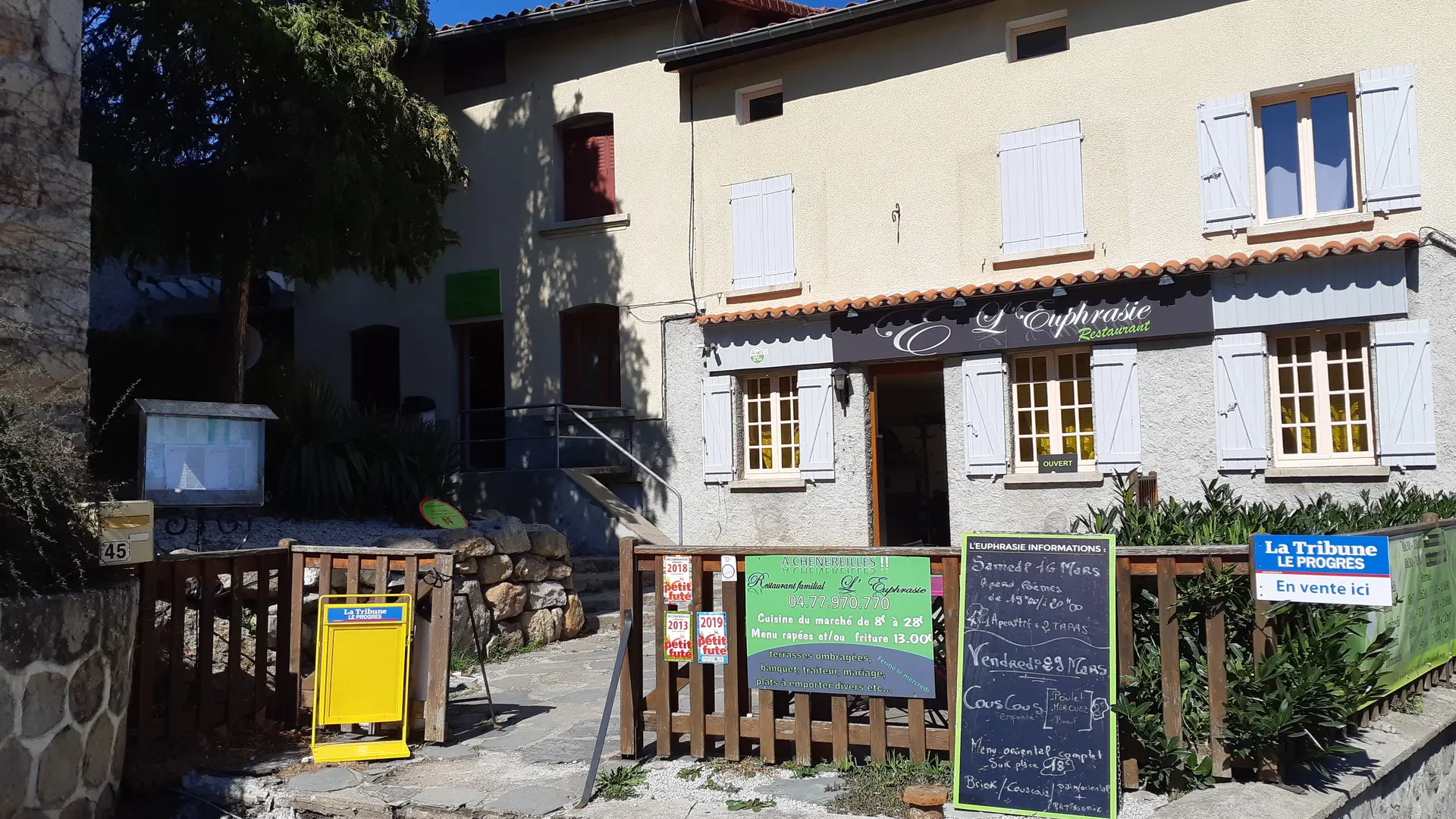 Restaurant l'Euphrasie à Chenereilles (42560)