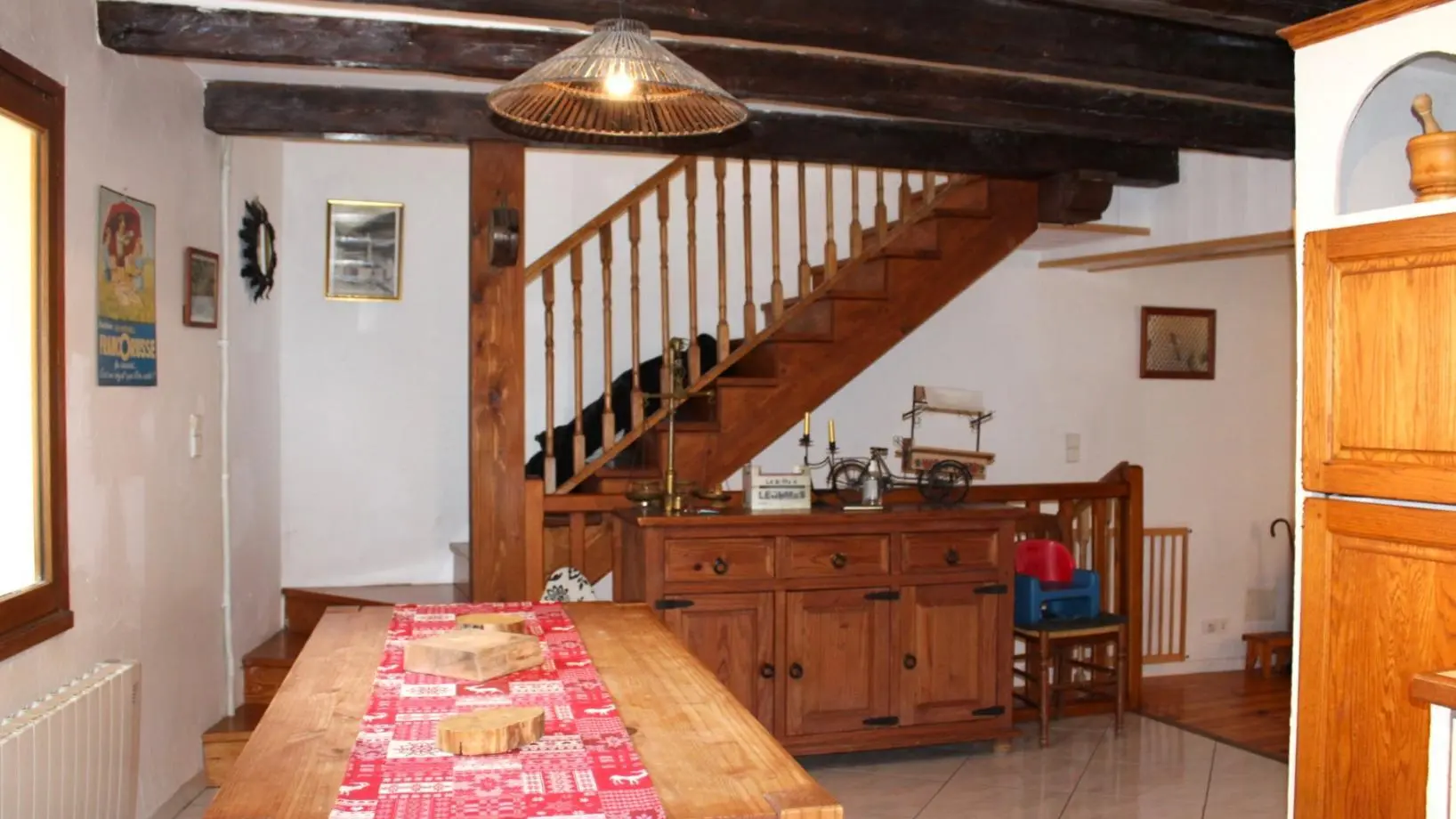 Le Gîte du Four-Cuisine accès chambres-Saint-Martin-Vésubie-Gîtes de France des Alpes-Maritimes