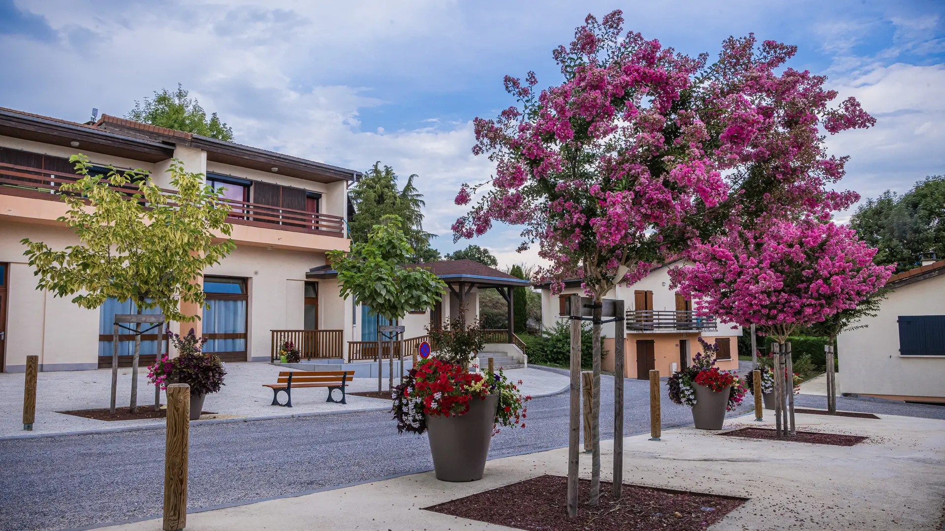 Salle de réception au coeur du village de gîtes