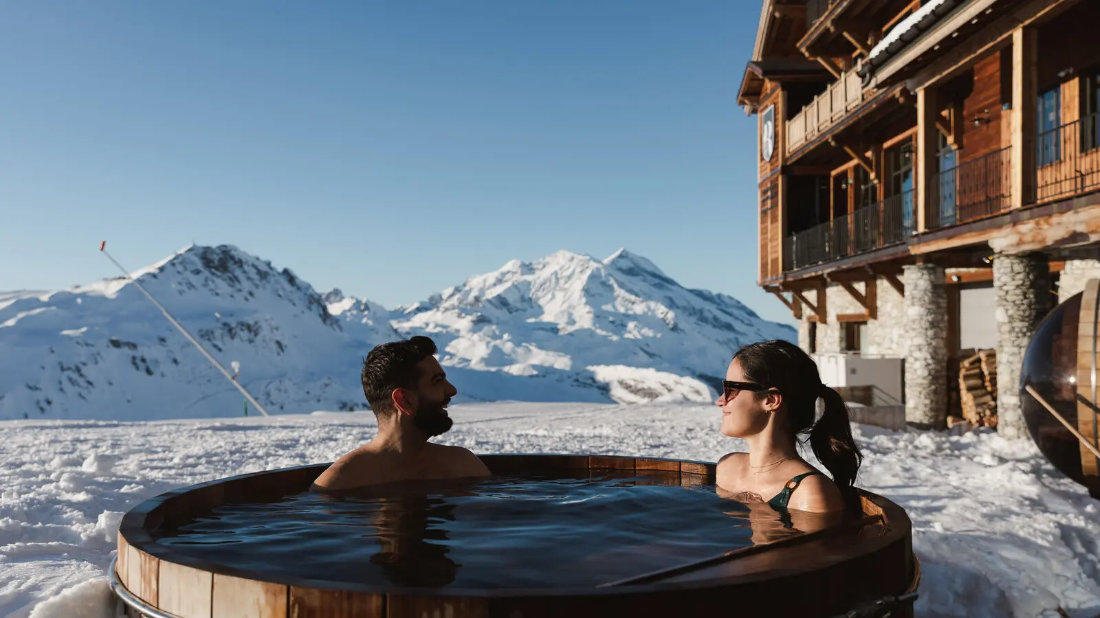 Bain chaud - Refuge de Solaise - Val d'Isère