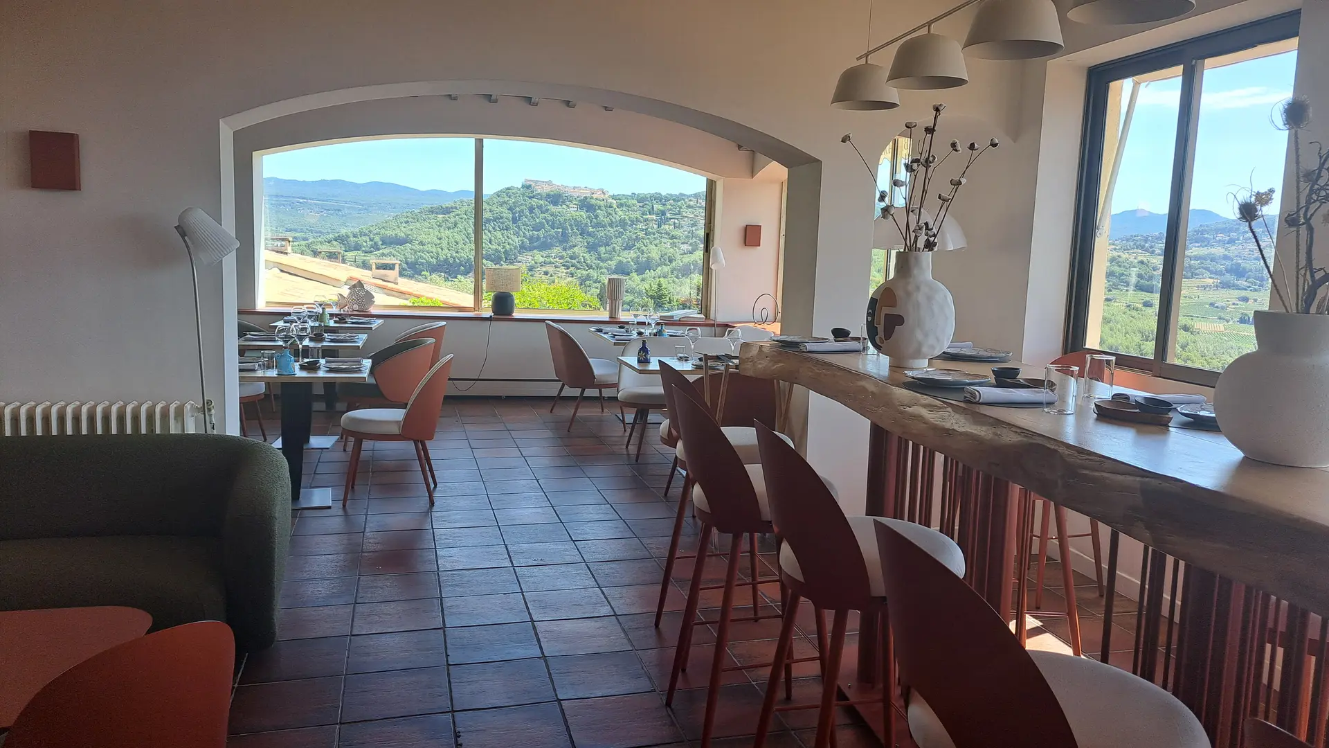 Table avec vue panomarique