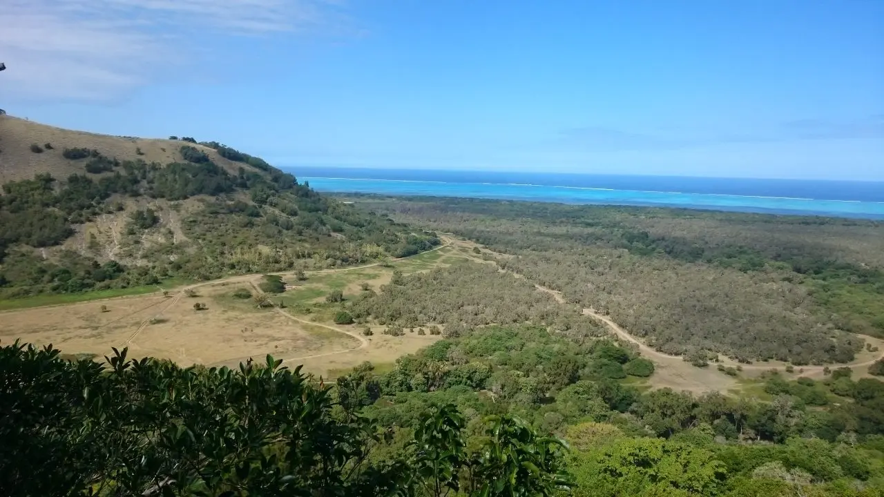 Vue sur le lagon