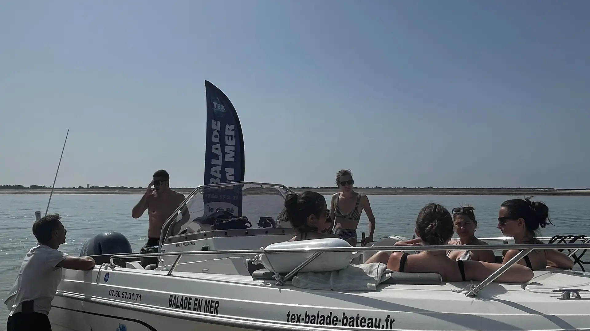 Balade en mer au banc du Bûcheron